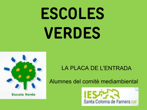 Comitè d'escoles verdes 