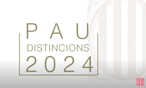 Distinció PAU 2024