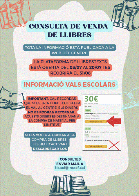 LLISTAT DE LLIBRES DE TEXT PER AL CURS 2026-2027